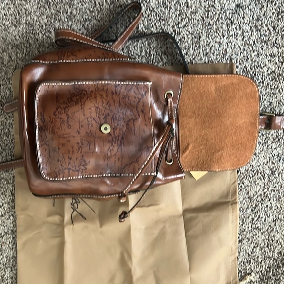 Patricia Nash Casape Backpack in Signature Map - Picture 6 of 6